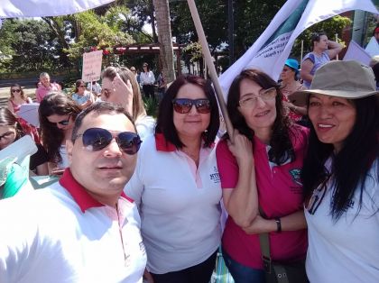 SITESSCH - Sindicato dos Trabalhadores em Estabelecimentos de Servios de Sade de Chapec e regio Diretoria da Sade marca presena em ato realizado em Chapec    Para celebrar o Dia Internacional da Mulher, neste 8 de março,...