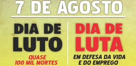 SITESSCH Dia Nacional de Luta em defesa da vida e do emprego Diante da trágica situação que vive o país frente à pandemia do novo coronavírus, em decorrência das omissões e negligências...